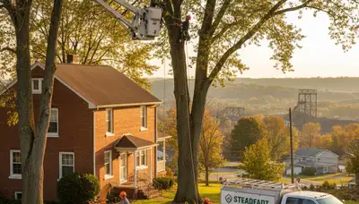 Professional tree removal service in Pittsburgh PA by certified arborists