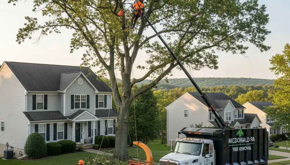 Professional tree removal service in Pittsburgh PA by certified arborists at TreeTrimmingPittsburghPA